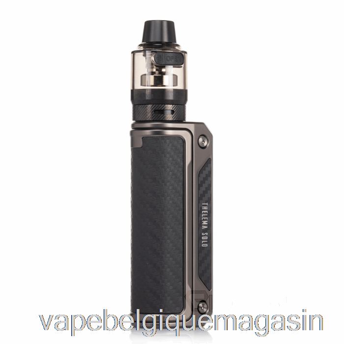 Vape Belgique Perdu Vape Thelema Solo 100w Starter Kit Gunmetal / Fibre De Carbone